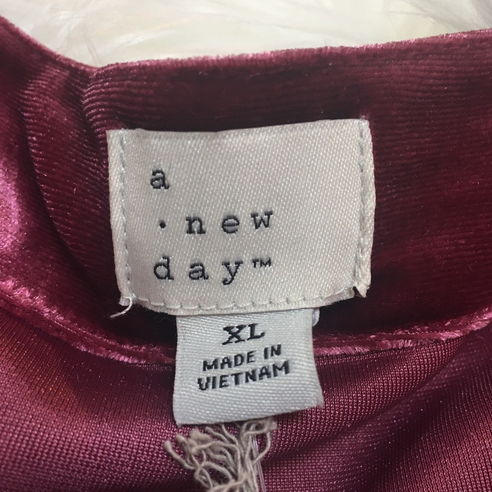 NWT a new day velvet wrap midi dress size xl - Picture 8 of 8